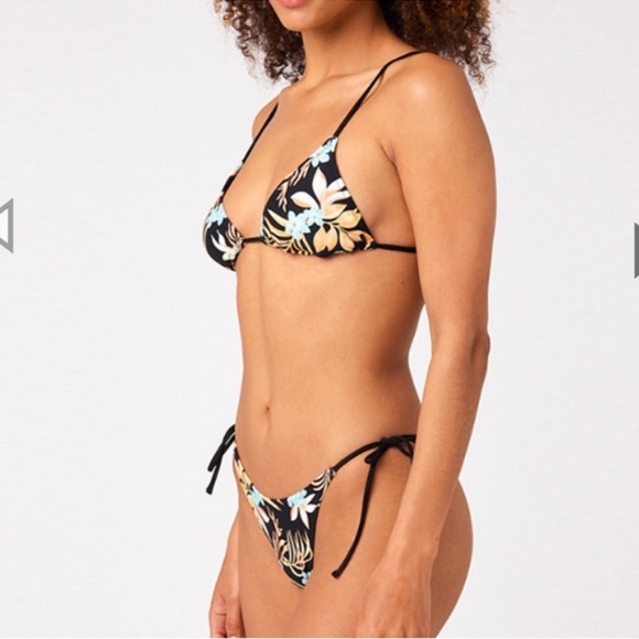 RIP CURL SUN DANCE TRIANGLE SET BLACK SMALL